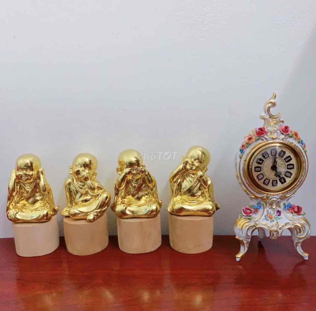 Tượng phong thủy Tứ không Đồng mạ vàng. Mua bán Đồ sưu tầm, đồ cổ tại Huyện Gia Lộc Hải Dương được đăng bởi Điện máy nhật úc hình 1