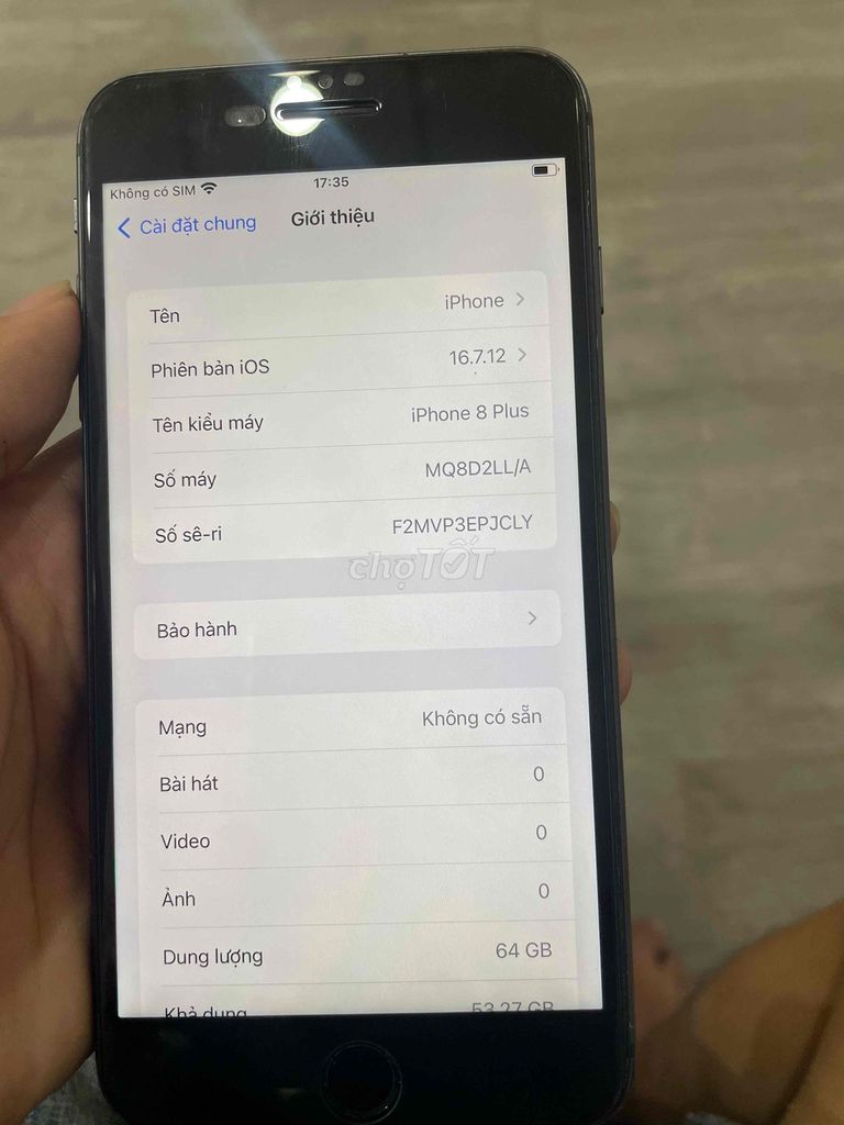 Apple iPhone 8 Plus 64GB Đen. Mua bán Điện thoại tại Quận 12 Tp Hồ Chí Minh được đăng bởi a hảo hình 1