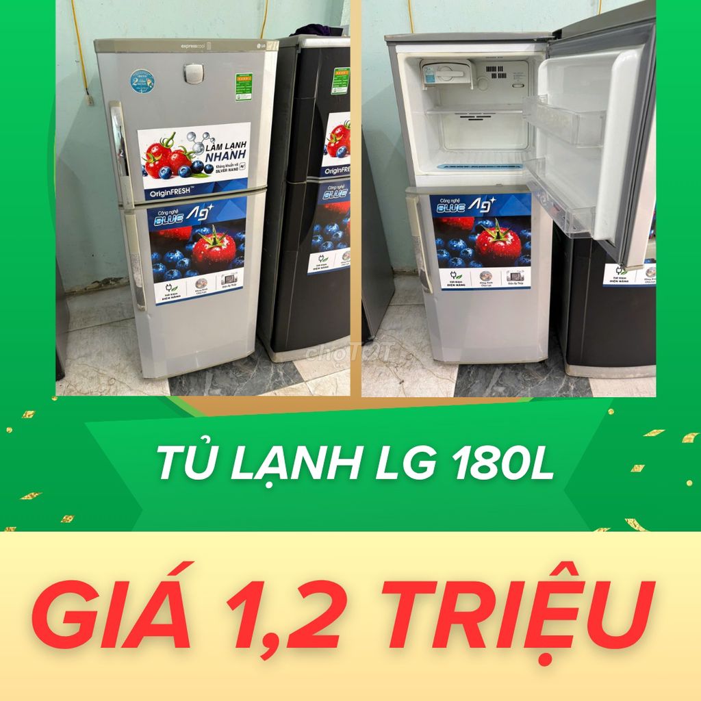 🚨 TỦ LẠNH LG 180L  = CHỈ 1,2 TRIỆU - CÓ BẢO HÀNH 🚨. Mua bán Tủ lạnh tại Quận Tân Phú Tp Hồ Chí Minh được đăng bởi Nam Tiến  hình 1