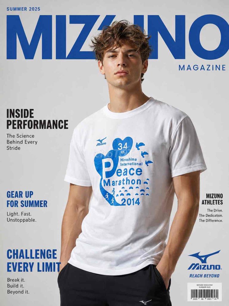 Áo thun thể thao Mizuno Nam Trắng L Polyester. Mua bán Quần áo tại Huyện Hàm Tân Bình Thuận được đăng bởi 2hand LCT hình 1