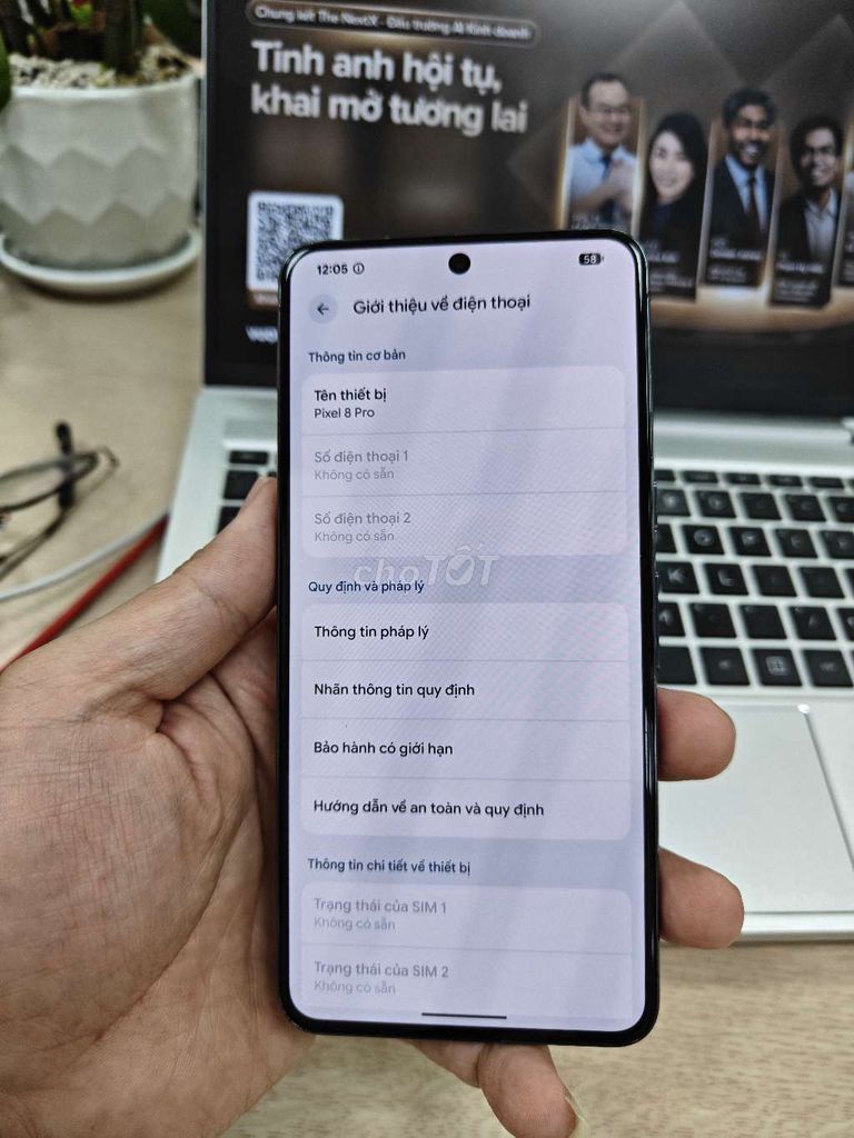 Google Pixel 8 Pro 12/128 lock . Mua bán Điện thoại tại Quận 7 Tp Hồ Chí Minh được đăng bởi ManhQuynh hình 1