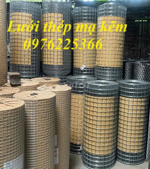 Lưới thép hàn mạ kẽm D2 ô 25x25