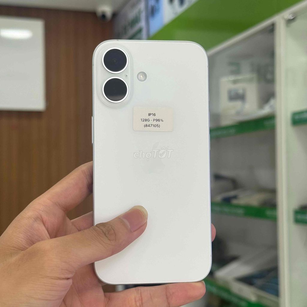 🚀 iPhone 16 128GB Trắng Like new | Có góp nợ xấ u. Mua bán Điện thoại tại Quận Ngô Quyền Hải Phòng được đăng bởi minmobile HP hình 1