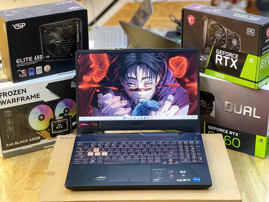 Asus FX506HF i5-11400H 16G/512G/144Hz/RTX 2050 4G. Mua bán Laptop tại Quận Ninh Kiều Cần Thơ được đăng bởi mua bán laptop Thành Võ Cần Thơ hình 1