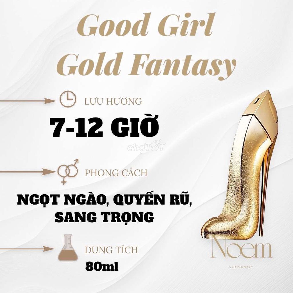 NƯỚC HOA CAROLINA HERRERA GOOD GIRL GOLD 80ML