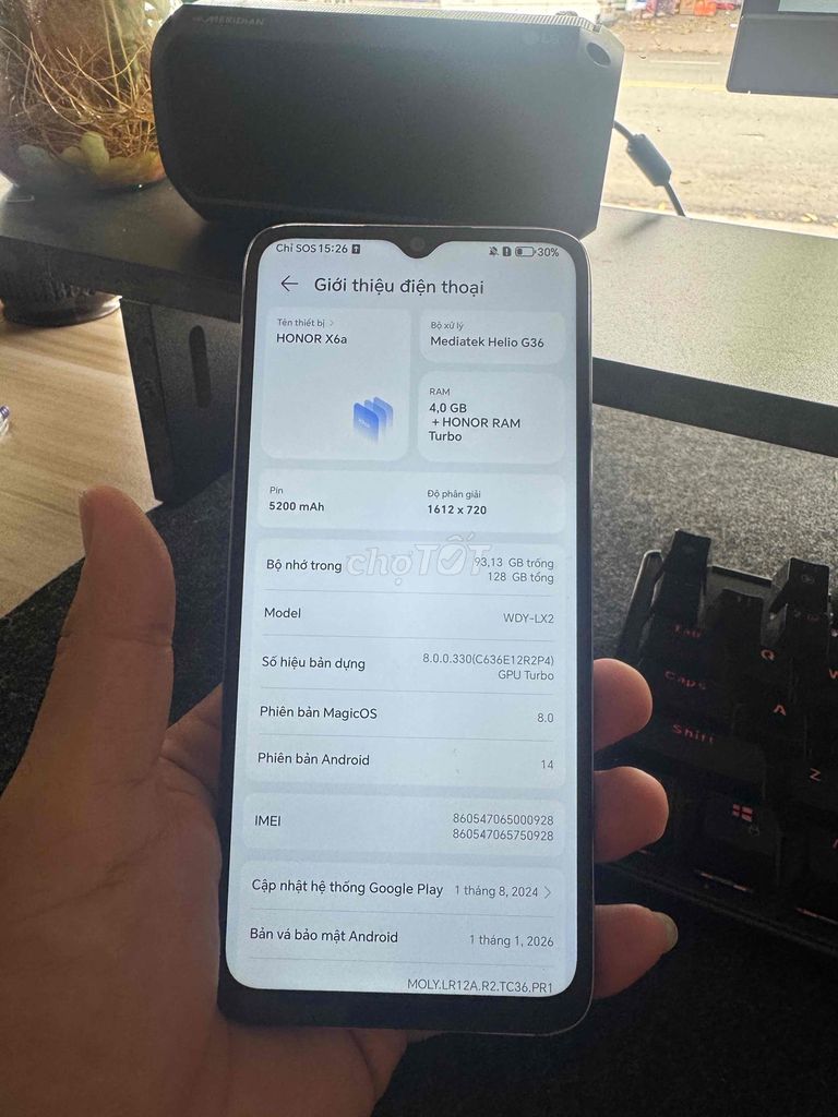 Honor X6a 128GB Trắng. Mua bán Điện thoại tại Thành phố Thủ Dầu Một Bình Dương được đăng bởi Lê Văn Đức hình 1