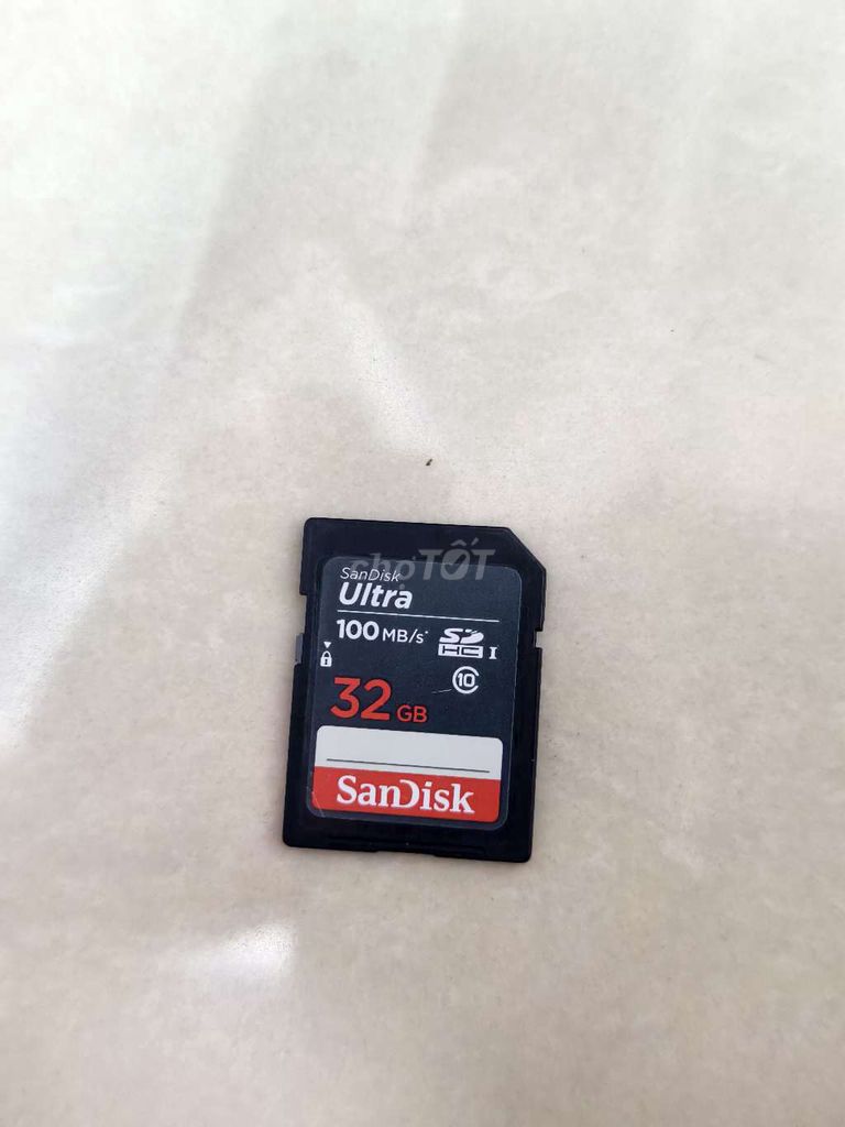 Thẻ nhớ SD SanDisk Ultra 32GB. Mua bán Phụ kiện (Màn hình, Chuột...) tại Quận Bình Thuỷ Cần Thơ được đăng bởi Phan  hình 1