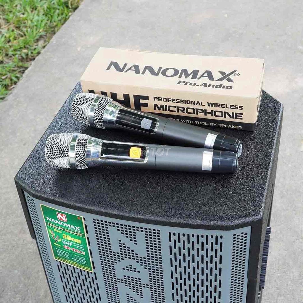 Loa kéo Nanomax SK-12X3 30cm Đen. Mua bán Tivi, Âm thanh tại Thành phố Thuận An Bình Dương được đăng bởi Máy móc thiết bị Nhật Anh Trung hình 1