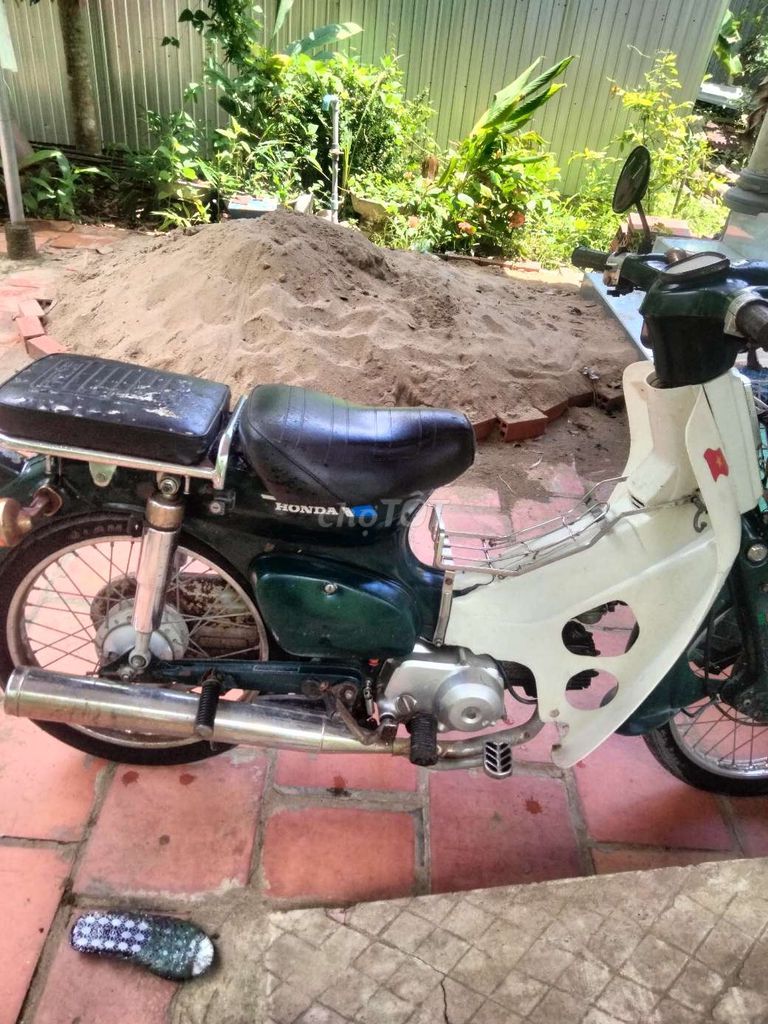Honda Cub Xanh lá, trắng. Mua bán Xe máy tại Huyện Bình Tân Vĩnh Long được đăng bởi The End hình 3