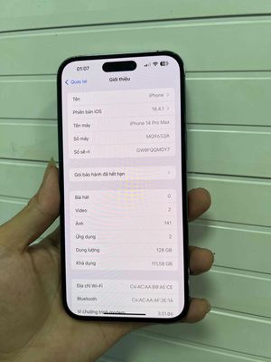 14 prm 128g quốc tế face id nhạy.... Mua bán Điện thoại tại Thành phố Tân An Long An được đăng bởi mua xin alo no SMS