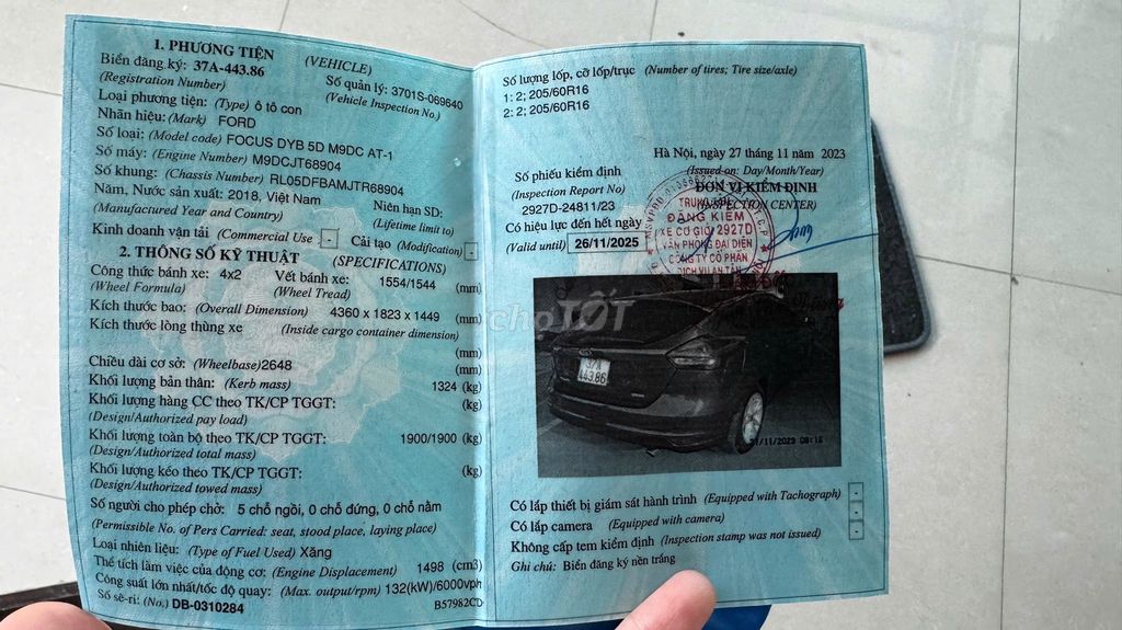 Ford Focus 2018 1.5L Hatchback Đỏ 1 chủ 78.000km. Mua bán Ô tô tại Huyện Yên Thành Nghệ An được đăng bởi Hongnhung Nguyen hình 3