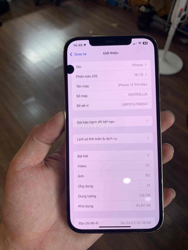 Apple iPhone 12 Pro Max 128GB Vàng. Mua bán Điện thoại tại Quận Nam Từ Liêm Hà Nội được đăng bởi Phạm Hùng hình 1