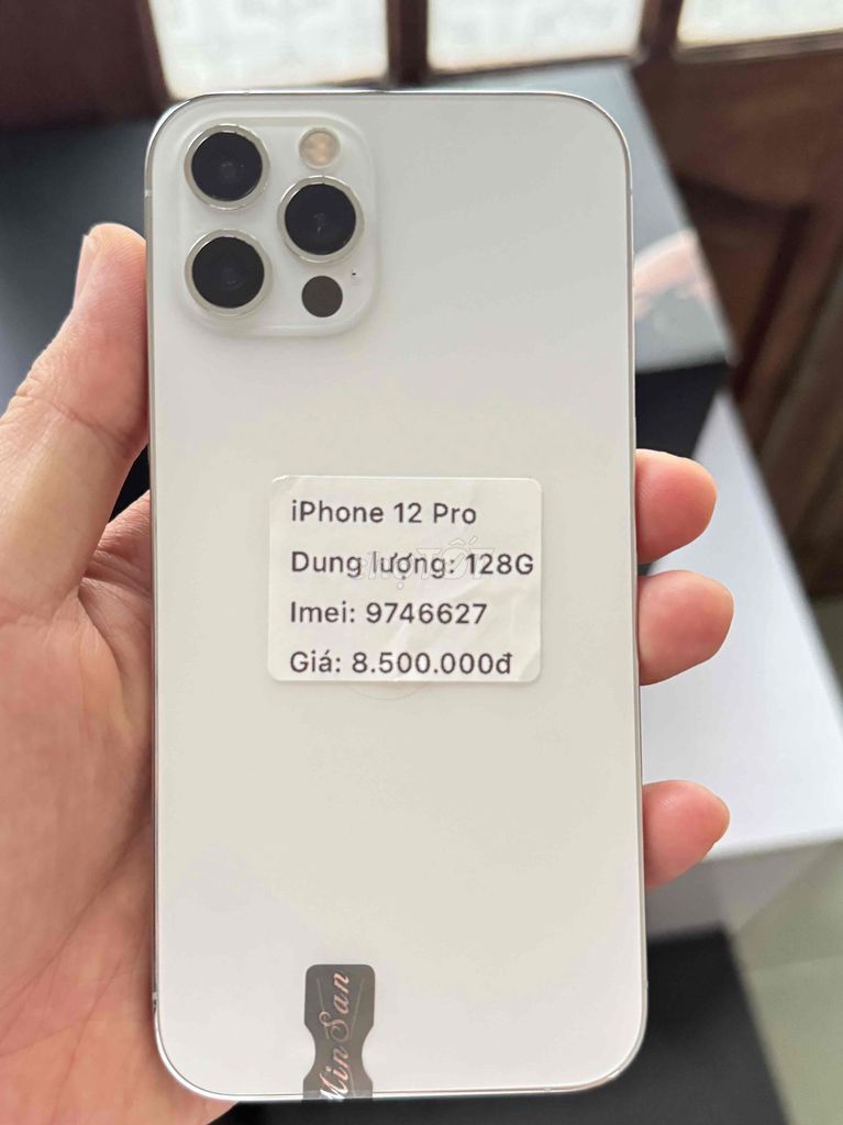 iPhone 12 Pro 128GB Trắng 99% máy đẹp chuẩn zin. Mua bán Điện thoại tại Thành phố Buôn Ma Thuột Đắk Lắk được đăng bởi Nguyễn Hoàng hình 1