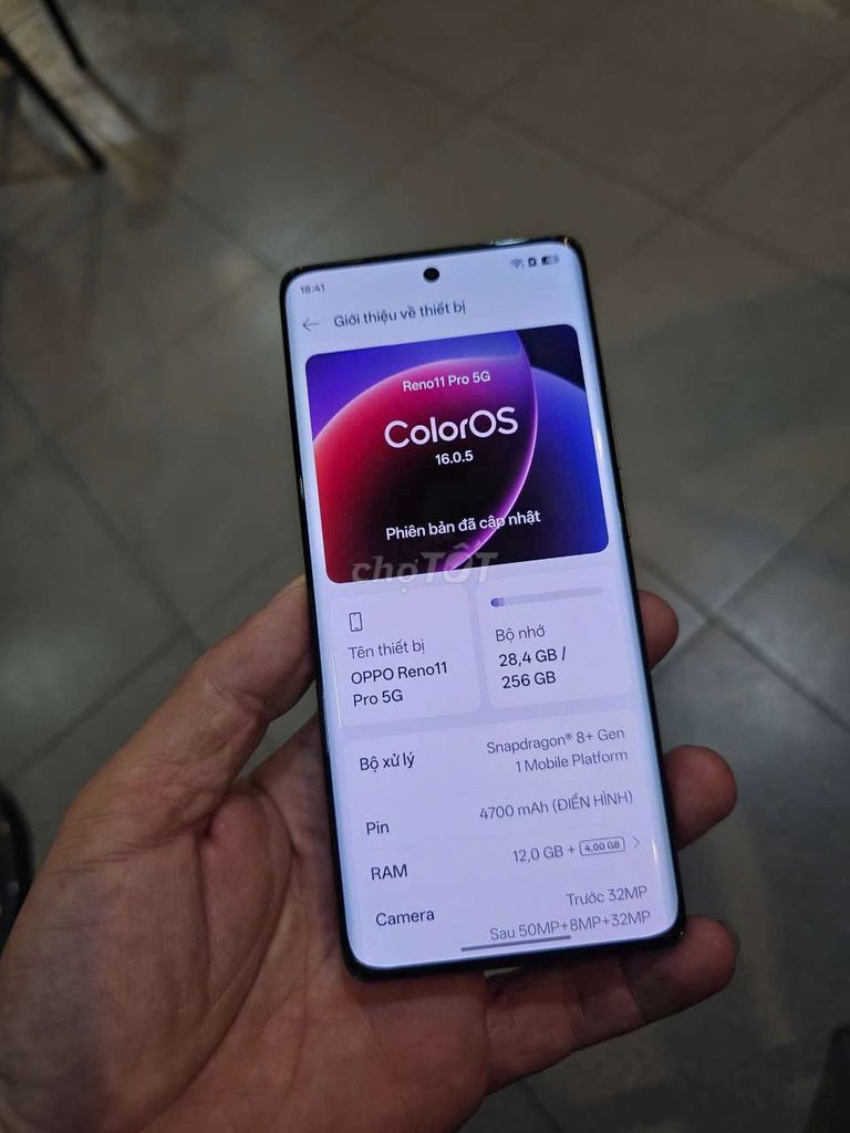 OPPO Reno11 Pro 5G 12/256GB gl. Mua bán Điện thoại tại Quận 8 Tp Hồ Chí Minh được đăng bởi Đức Phúc hình 1