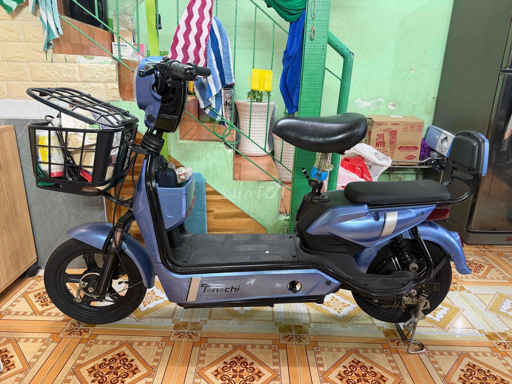 Xe đạp điện Tonochi xanh dương. Mua bán Xe điện tại Quận 1 Tp Hồ Chí Minh được đăng bởi Maxx Online Store hình 3