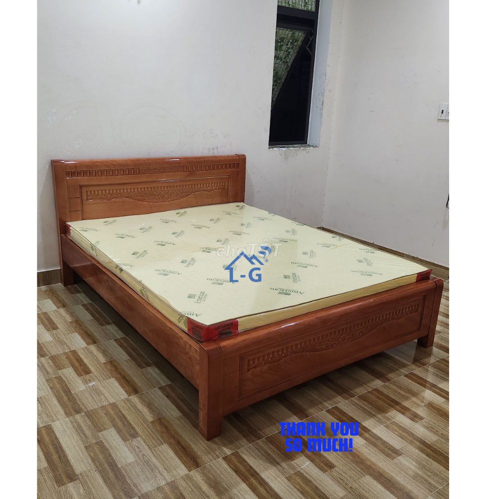 GIƯỜNG GỖ SỒI TỰ NHIÊN –GIƯỜNG GIÁ TỐT TẠI XƯỞNG**. Mua bán Giường, chăn ga gối nệm tại Quận 11 Tp Hồ Chí Minh được đăng bởi GIƯỜNG SẮT SƠN LÂM hình 1