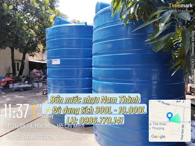BỒN NƯỚC NHỰA NAM THÀNH ĐỦ DUNG TÍCH TỪ 300-10000L. Mua bán Thiết bị vệ sinh, nhà tắm tại Quận 12 Tp Hồ Chí Minh được đăng bởi Phương Thư Máy Nước Nóng NLMT
