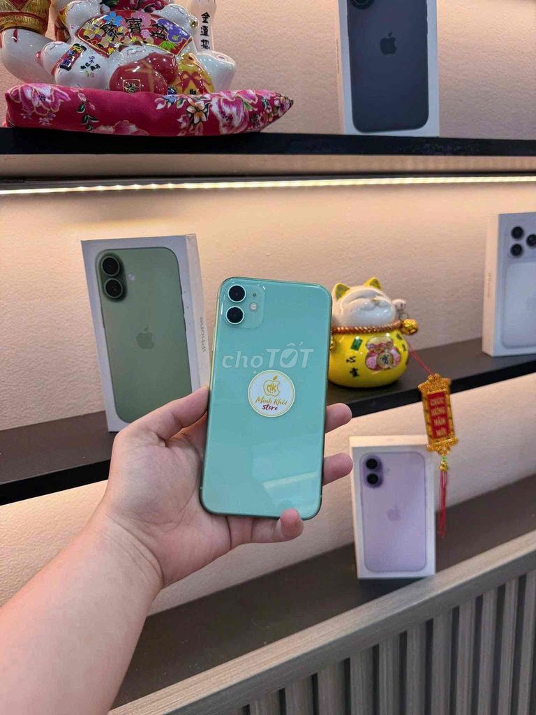 Apple iPhone 11 128GB Xanh mint 98%. Mua bán Điện thoại tại Huyện Hóc Môn Tp Hồ Chí Minh được đăng bởi Tina Nguyen hình 1
