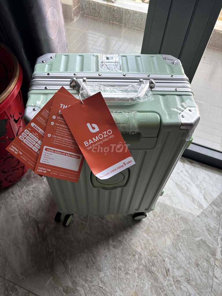 Vali BAMOZO Xanh lá 20 inch. Mua bán Túi xách tại Quận Sơn Trà Đà Nẵng được đăng bởi By hình 1