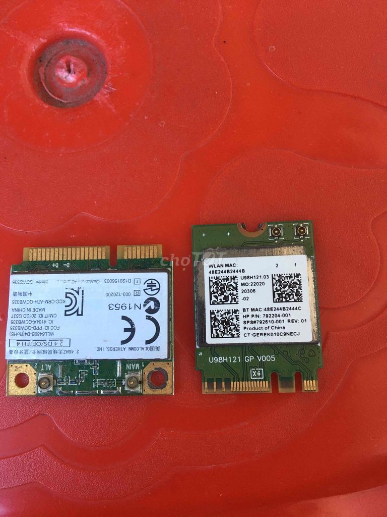 Card Wifi Bluetooth HP QCWB335 Kim loại, nhựa. Mua bán Linh kiện (RAM, Card...) tại Thành phố Vũng Tàu Bà Rịa - Vũng Tàu được đăng bởi Nóc Cá hình 1
