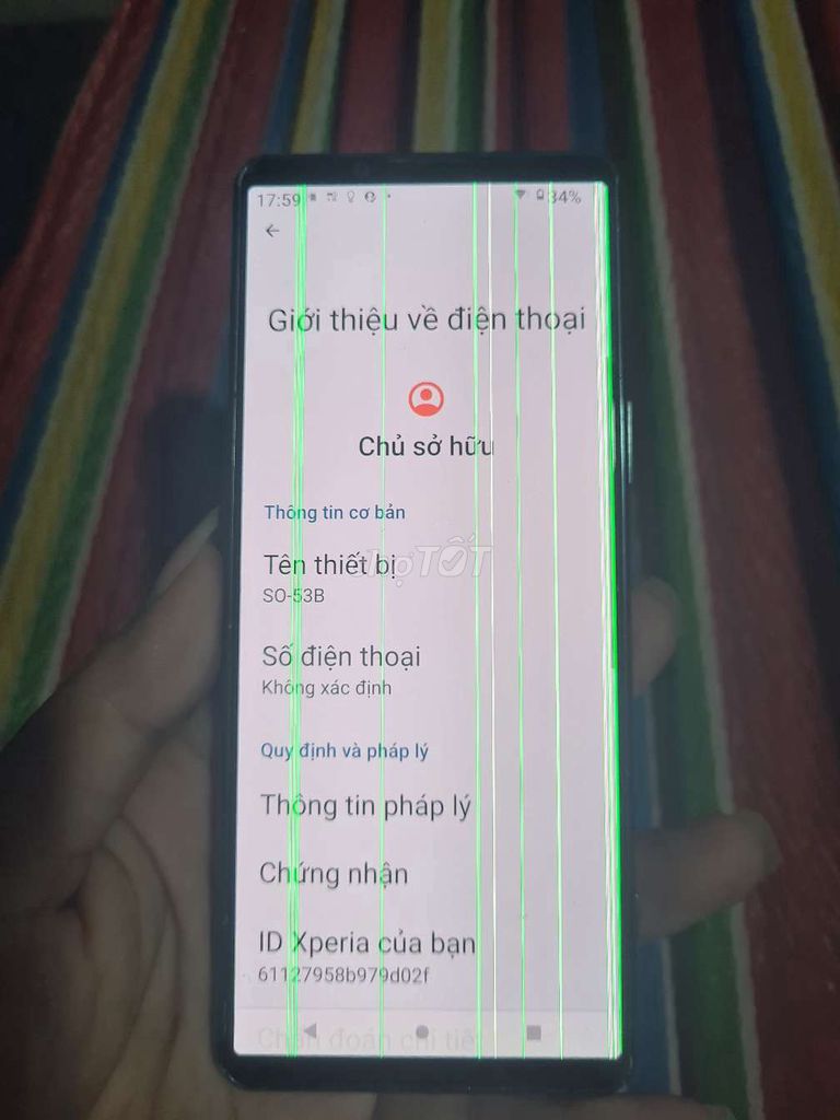 Sony Xperia 5 III 128GB Xanh. Mua bán Điện thoại tại Huyện Củ Chi Tp Hồ Chí Minh được đăng bởi Hoàng Nguyễn Hồng Ân hình 1