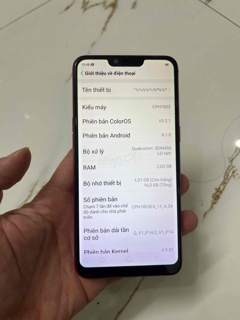 Bán Oppo A3s zin cũ màn tai thỏ. Mua bán Điện thoại tại Quận Hà Đông Hà Nội được đăng bởi Mạnh Mobile hình 1