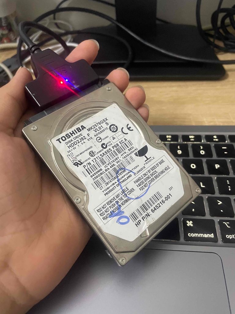 Ổ cứng HDD Toshiba 2.5 inch 250GB. Mua bán Linh kiện (RAM, Card...) tại Quận Gò Vấp Tp Hồ Chí Minh được đăng bởi Giahy Nguyễn hình 1