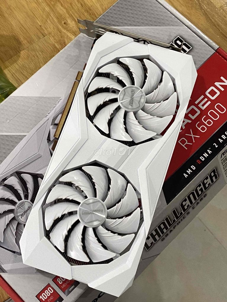 card asrock rx 6600 8gb fullbox bh 7/2027. Mua bán Linh kiện (RAM, Card...) tại Thành phố Đà Lạt Lâm Đồng được đăng bởi MAI BINH hình 1
