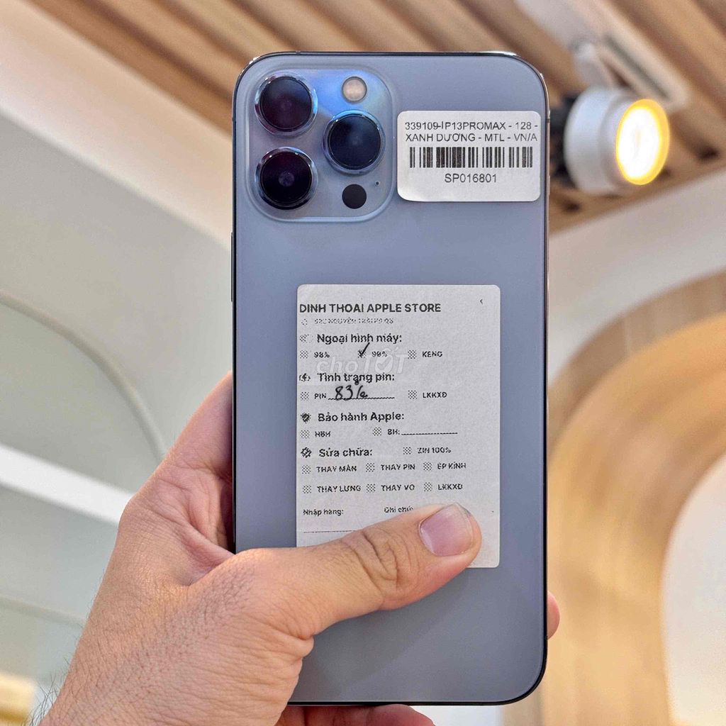 IPHONE 13 PRO MAX 128GB BLUE - TRẢ GÓP BAO NỢ XẤU