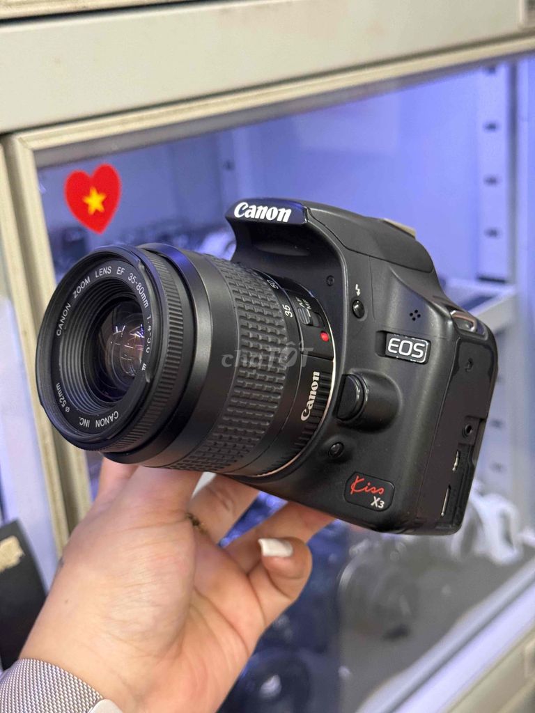 Máy ảnh Canon 500D + lens 35-80. Mua bán Máy ảnh, Máy quay tại Quận Ba Đình Hà Nội được đăng bởi Camera Ngọc Khánh  hình 1