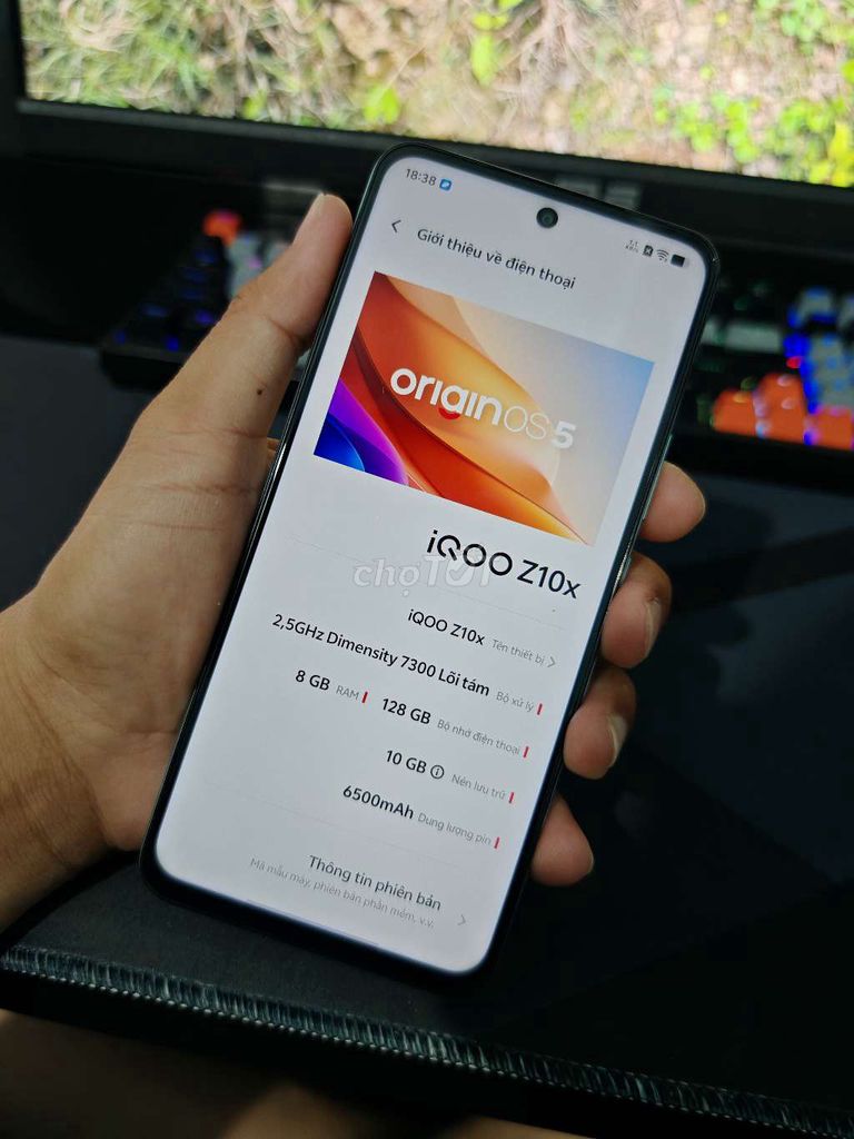 IQOO Z10X 8GB/128GB fullbox giao lưu. Mua bán Điện thoại tại Huyện Tân Hồng Đồng Tháp được đăng bởi Giao Lưu Trãi Nghiệm hình 1