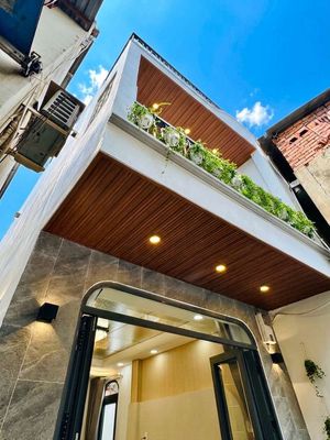 Hẻm Trước Nhà 4m, 4,2x11m Hậu 7m DT Đất 49m2 2 Tầng 4 P.Ngủ 