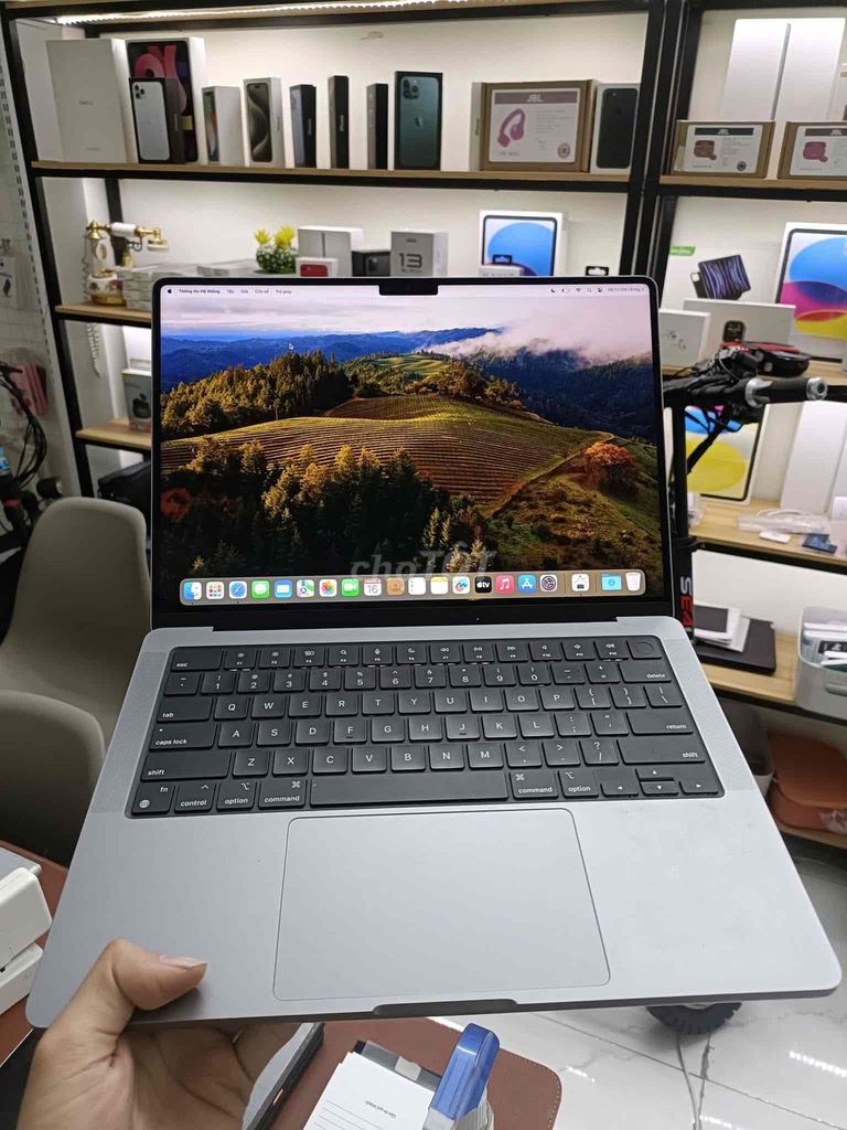 Macbook Pro m3 14inch 8/512GB Gray 98% chính hãng,