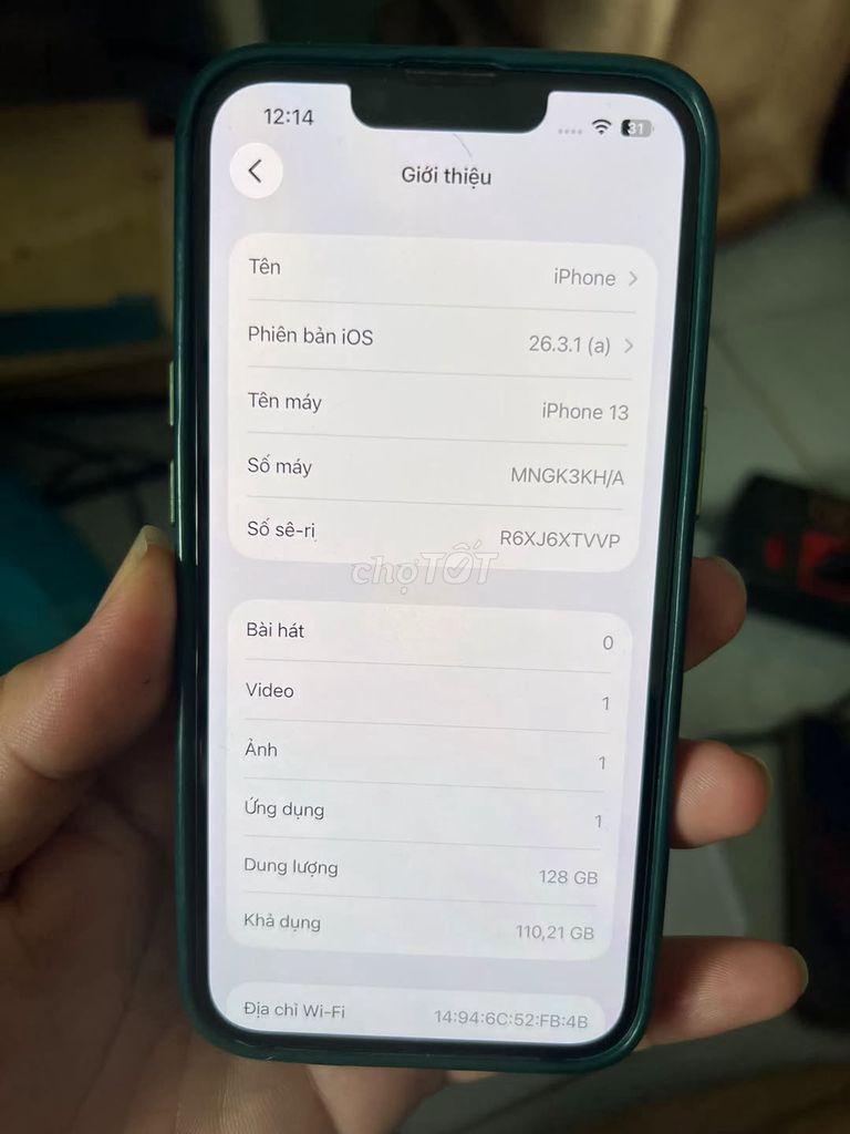 Apple iPhone 13 128GB. Mua bán Điện thoại tại Quận 5 Tp Hồ Chí Minh được đăng bởi Hội Đồ Điện Tử hình 1