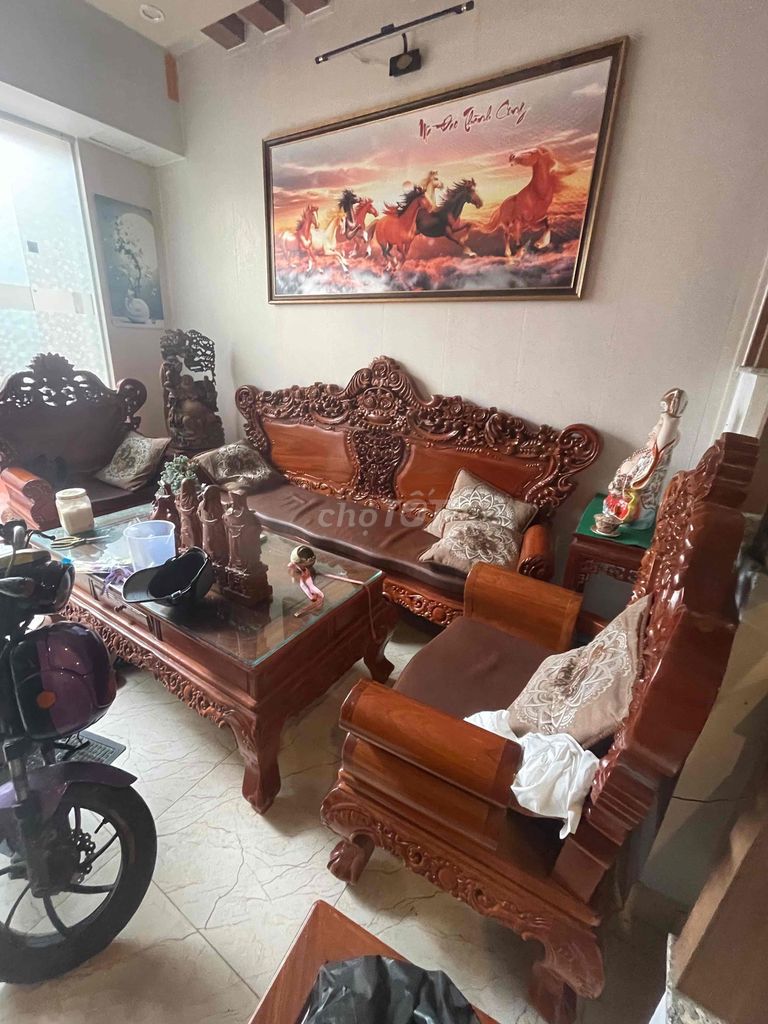 Bộ bàn ghế Gỗ Nâu Mới đẹp. Mua bán Bàn ghế tại Quận Lê Chân Hải Phòng được đăng bởi Boy Cố Gắng hình 1