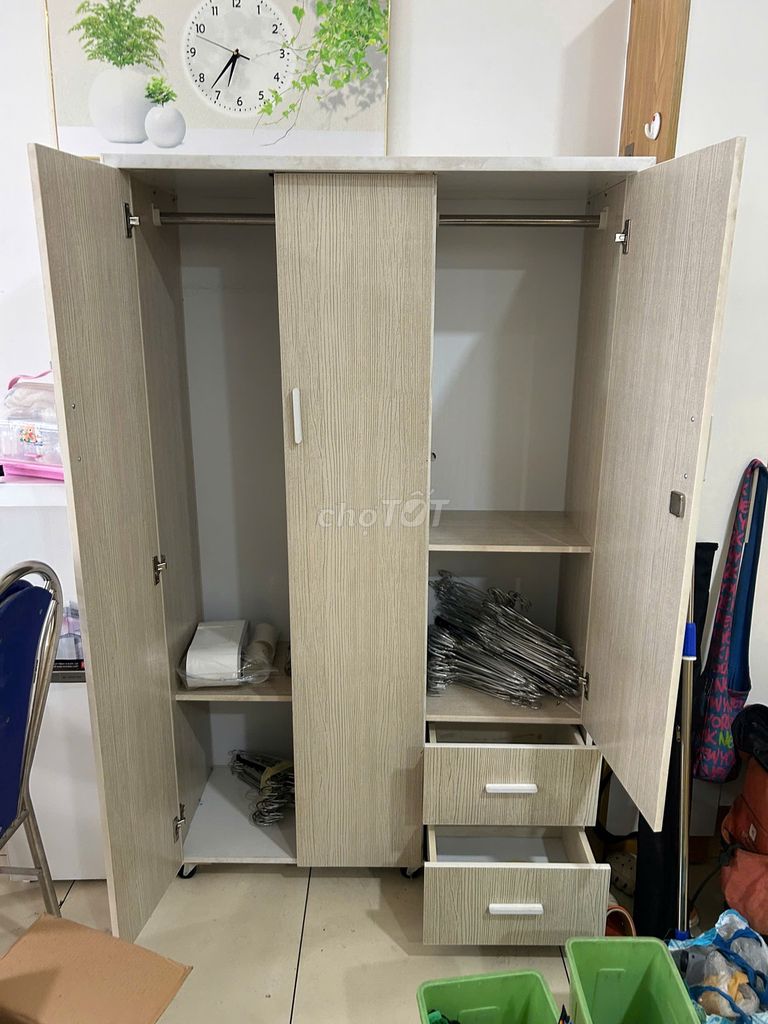 Tủ quần áo nhựa vân gỗ nhạt. Mua bán Tủ, kệ gia đình tại Thành phố Thủ Đức Tp Hồ Chí Minh được đăng bởi Diểm Nguyễn hình 1
