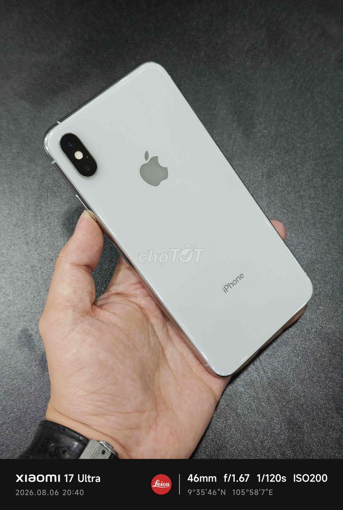 iPhone Xs Max 64GB Bạc 98%. Mua bán Điện thoại tại Thành phố Sóc Trăng Sóc Trăng được đăng bởi Mạch Đại Lộc hình 1