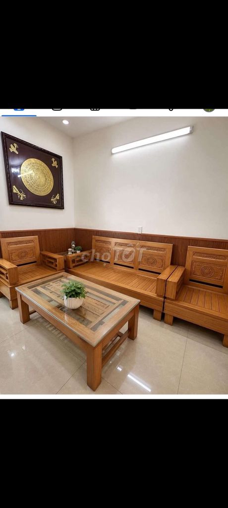 Bộ bàn ghế phòng khách Gỗ tự nhiên. Mua bán Bàn ghế tại Quận Cẩm Lệ Đà Nẵng được đăng bởi Thái phiên  hình 1