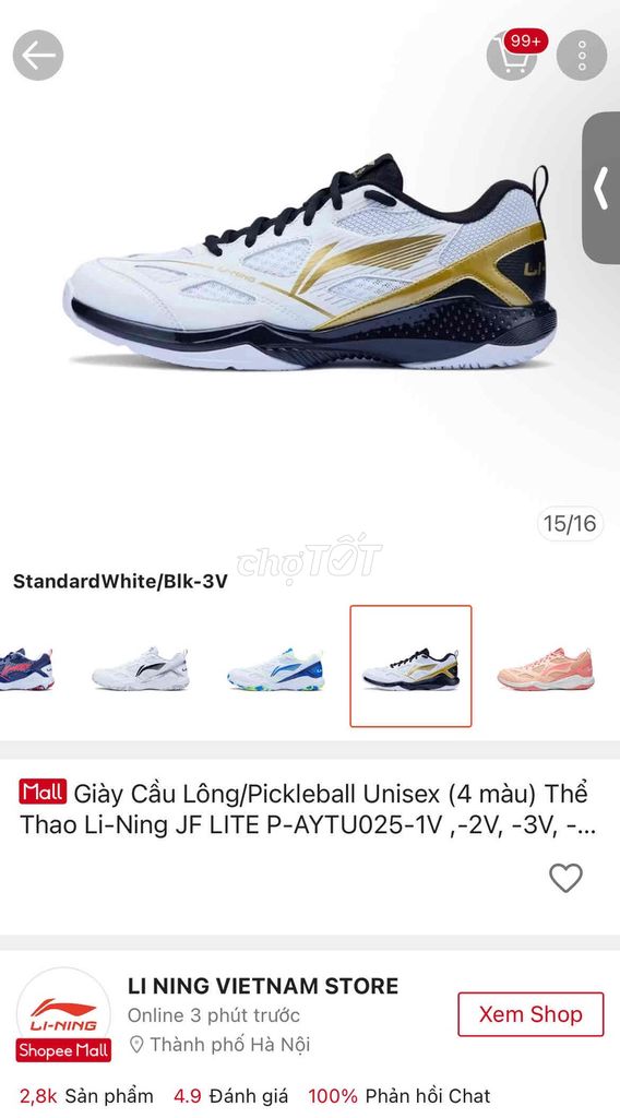 Giày cầu lông Li-Ning JF LITE P-AYTU025. Mua bán Giày dép tại Quận Thanh Xuân Hà Nội được đăng bởi Ngọc Trọng hình 1