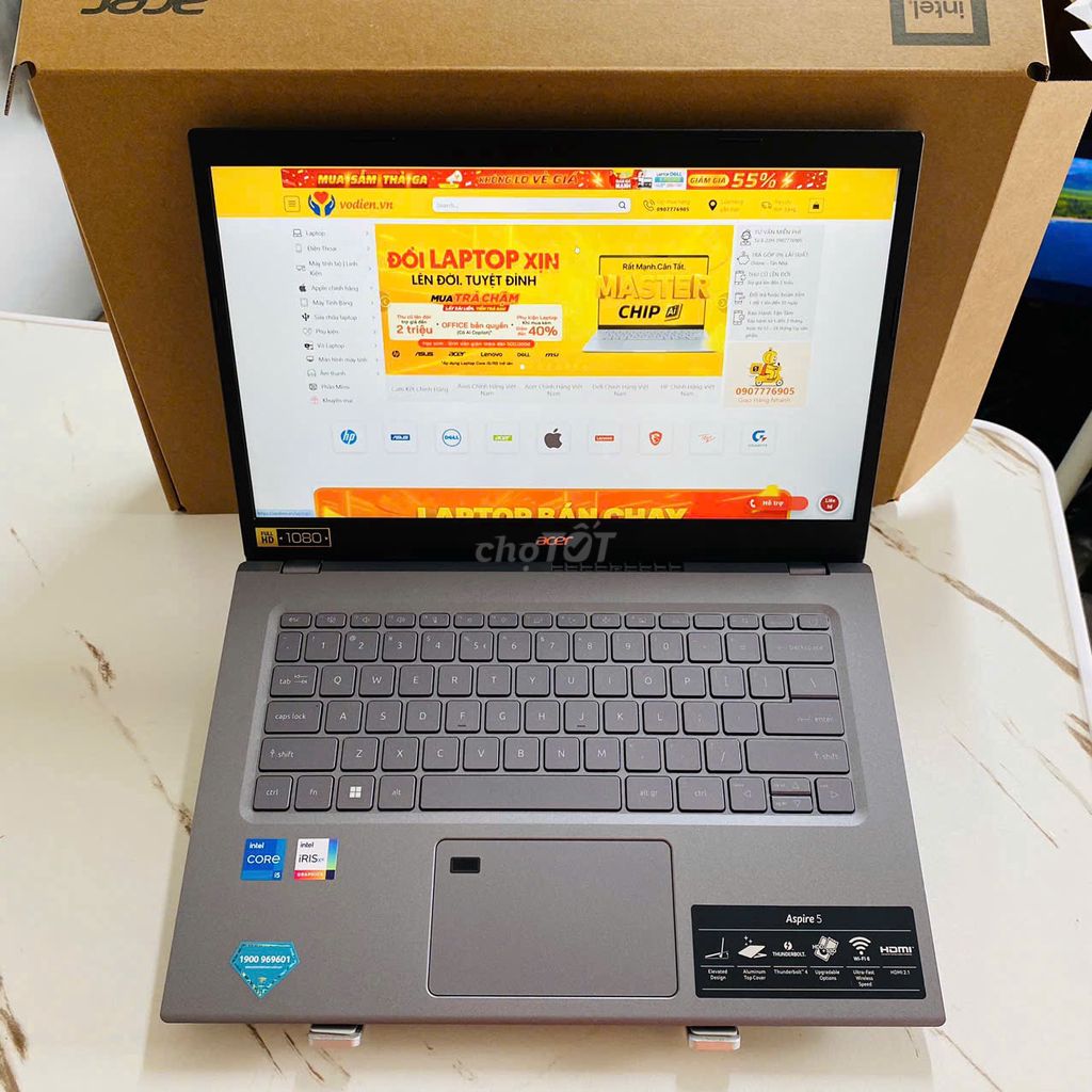 Acer Aspire 5 A514-55 i5-1235U-8GB-512GB-Full Box. Mua bán Laptop tại Quận Ninh Kiều Cần Thơ được đăng bởi Võ Diện hình 1