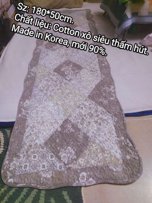 Thảm bếp Cotton xô siêu thấm hút (Korea).100K.