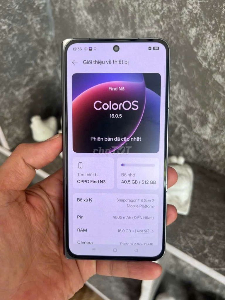 Oppo Find N3 512GB Đen Like New. Mua bán Điện thoại tại Quận 8 Tp Hồ Chí Minh được đăng bởi thụy ngô hình 1