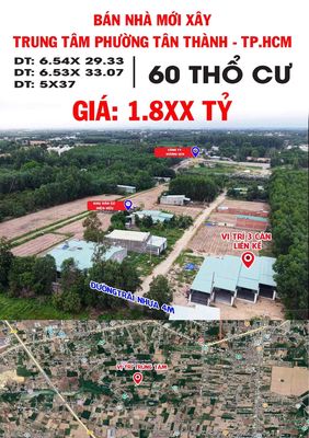 CÒN 3 CĂN NHÀ MỚI - SUỐI NHUM - PHÚ MỸ GIÁ 1,850 ty TL
