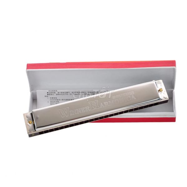 Kèn Harmonica Suzuki Winner W-24 Lỗ Tremolo Tone C