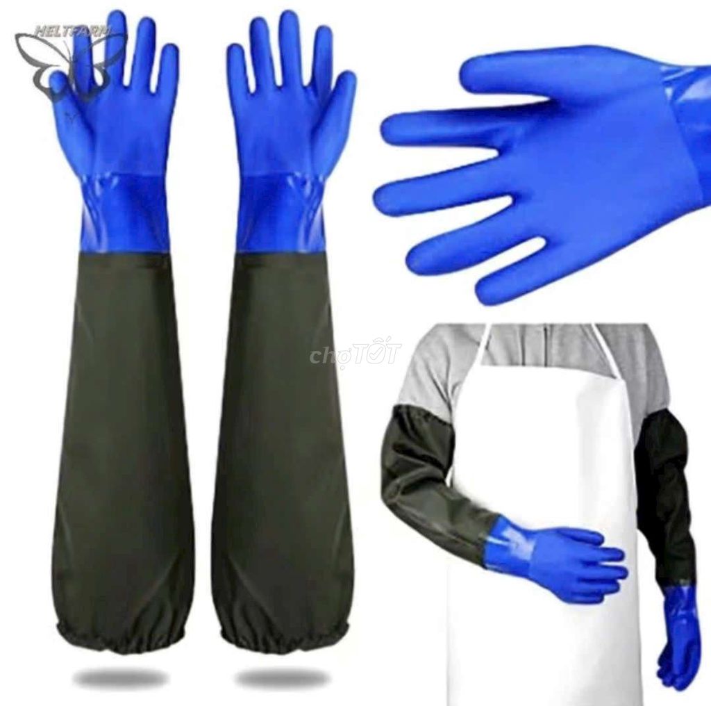 Găng tay bảo hộ Cao su Kháng hóa chất. Mua bán Nội thất, đồ gia dụng khác tại Thành phố Vĩnh Long Vĩnh Long được đăng bởi ST STORE chuyên sỉ hình 1