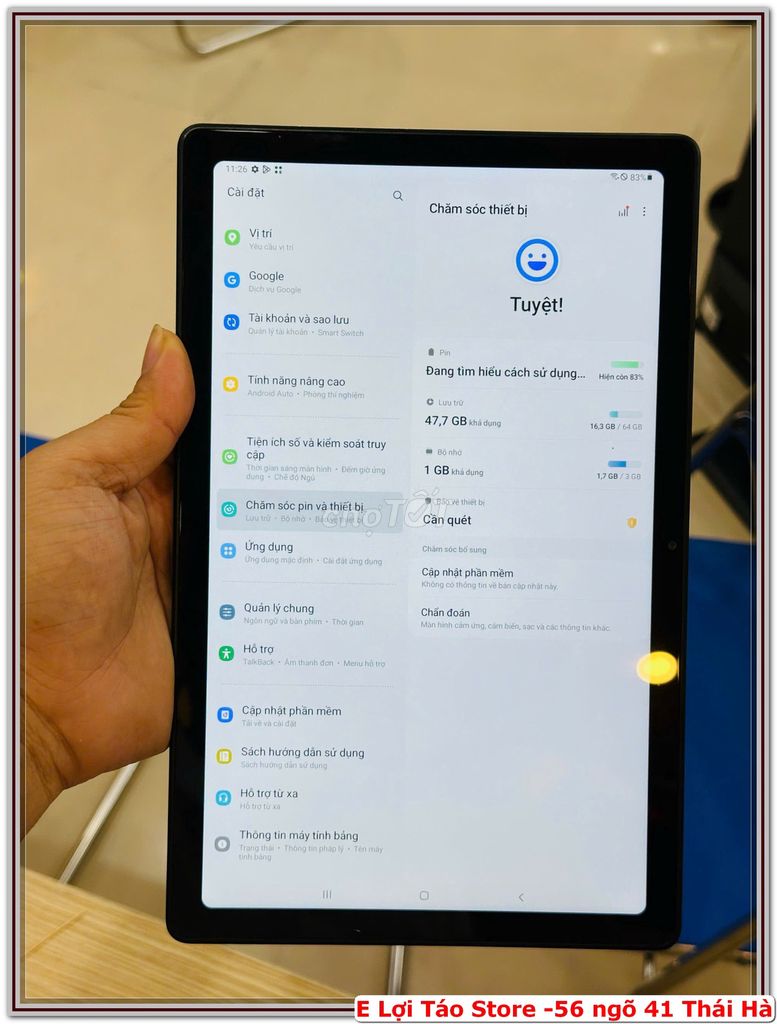 Samsung Galaxy Tab A7 10.4 inch 3GB/64GB Xám. Mua bán Máy tính bảng tại Quận Đống Đa Hà Nội được đăng bởi Nguyễn Tiến Lợi hình 1