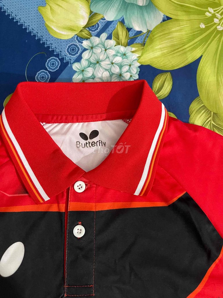 Áo thể thao Butterfly Đỏ Đen M Thoáng khí. Mua bán Quần áo tại Huyện Cư Kuin Đắk Lắk được đăng bởi Nhật Quang hình 1