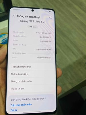 Samsung Galaxy S21 Ultra việt nam 12/256