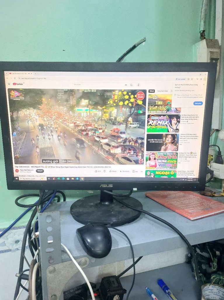 Màn hình máy tính Asus 22 inch. Mua bán Phụ kiện (Màn hình, Chuột...) tại Quận 11 Tp Hồ Chí Minh được đăng bởi Pham van hai hình 1
