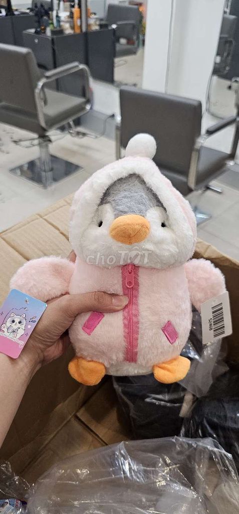 Gấu bông Chim cánh cụt Hồng Bông